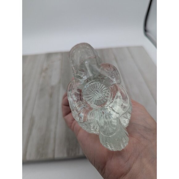 Crystal Bunny Paperweight 5 1/4" Lead Glass Rabbit Figurine Gift Decor - Picture 8 of 9